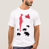 Happy Repas Hommes T-Shirt basique, Blanc (Devant)