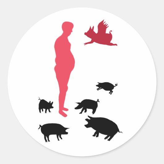 Happy Repas Sticker végétarien La Ferme (Devant)