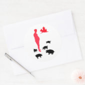 Happy Repas Sticker végétarien La Ferme (Enveloppe)