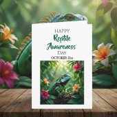 Happy Reptile Awareness Day  | October 21st Card Kaart