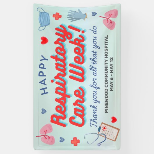 Happy Respiratory Care Week Appreciation Banner (Verticaal)
