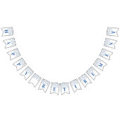 Happy Retirement Banner Silver Dark Blue Confetti (Alle)