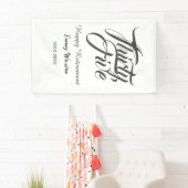 Happy retirement bold letter name year elegant sim spandoek (Insitu)
