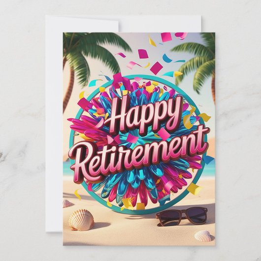 Happy Retirement Feestdagenkaart