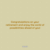 Happy Retirement Feestdagenkaart