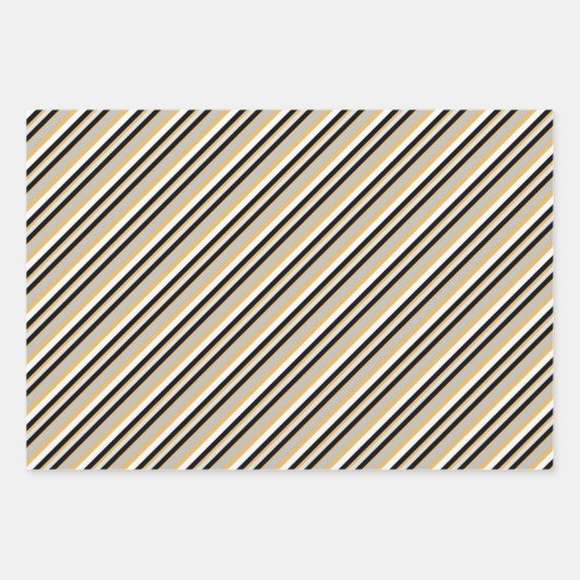 Happy Retirement Gefeliciteerd Patterned Set 3 Inpakpapier Vel (Voorkant 2)