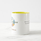 Happy Retirement gift Tweekleurige Koffiemok (Center)