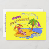 Happy Retirement Kaart (Voorkant / Achterkant)