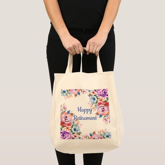Happy Retirement Large Tote Bag