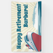 Happy Retirement met  cruiseschip Spandoek (Verticaal)