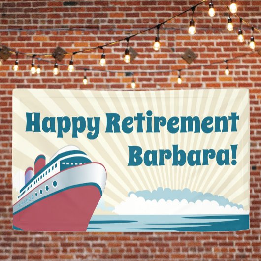 Happy Retirement met  cruiseschip Spandoek