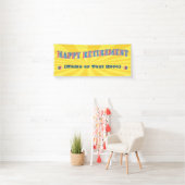 Happy Retirement Party-banner Spandoek (Insitu)