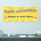 Happy Retirement Party-banner Spandoek (Beurs)