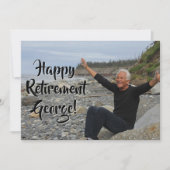 Happy Retirement Party - Foto Kaart (Voorkant)