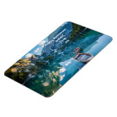 Happy Retirement Personalized Mountains Lake Magneet (Linkerzijde)