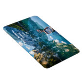 Happy Retirement Personalized Mountains Lake Magneet (Rechterzijde)