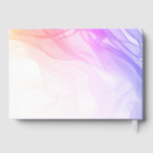 Happy Retirement Rainbow Waterverf Aangepaste foto Gastenboek (Achterkant)