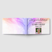 Happy Retirement Rainbow Waterverf Aangepaste foto Gastenboek (Volledig)