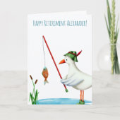 Happy Retirement Seagull Gevist Kaart (Voorkant)