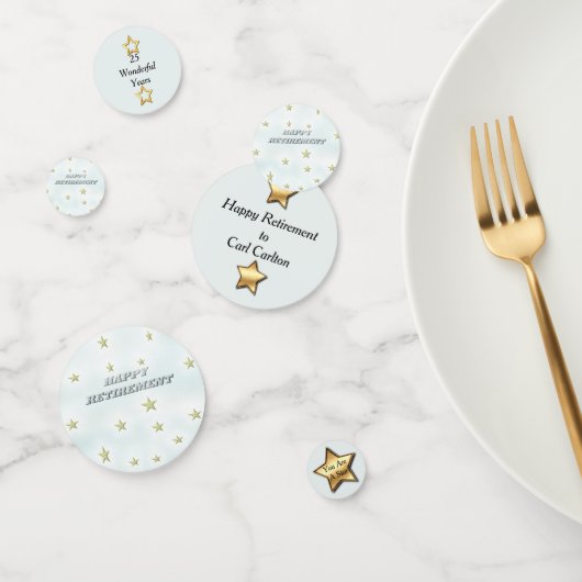 Happy Retirement Stars Confetti (Groep)