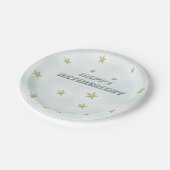 Happy Retirement Stars Papieren Bordje (Gekanteld)