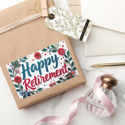  Happy Retirement Sticker