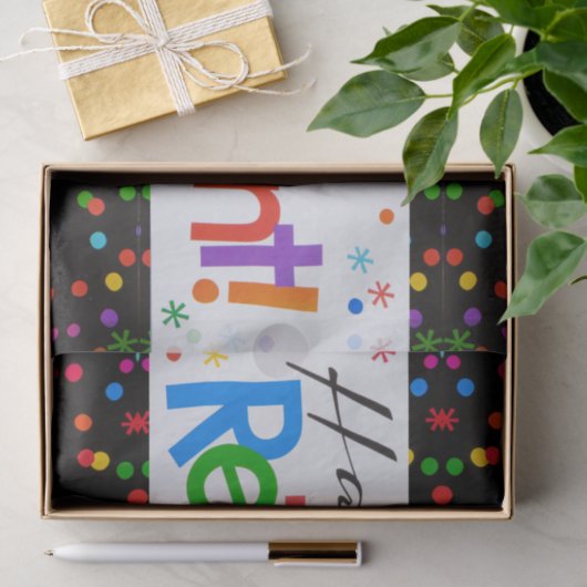 Happy Retirement Tissuepapier (Geschenk)