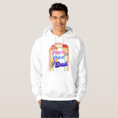 Happy Retro Dad Hoodie (Voorkant volledig)
