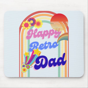 Happy Retro Dad Muismat