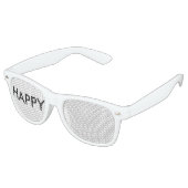 HAPPY RETRO ZONNEBRIL (Gekanteld)