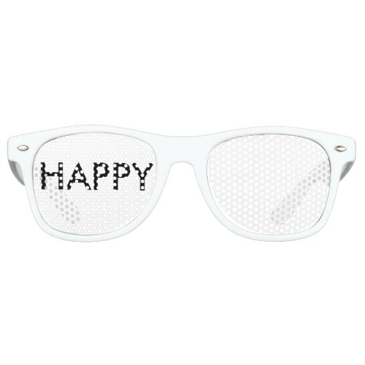 HAPPY RETRO ZONNEBRIL (Voorkant)
