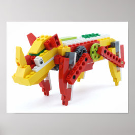 Happy Rhino-Poster Poster