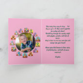 Happy Roar Enkele Schattigee Dino foto Halloween k Kaart (Binnen)