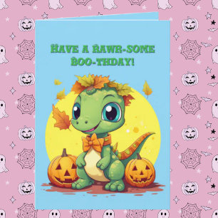 Happy Roar Quelques cartes d'Halloween de mignonne