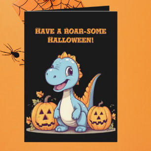 Happy Roar Quelques cartes d'Halloween de mignonne
