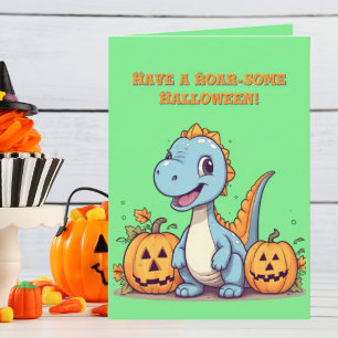 Happy Roar Quelques cartes d'Halloween de mignonne