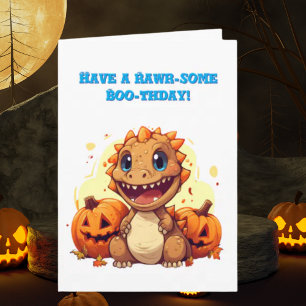 Happy Roar Quelques cartes d'Halloween de mignonne