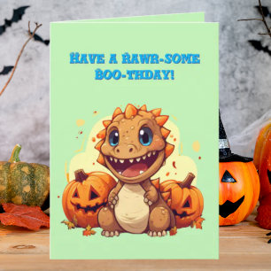 Happy Roar Quelques cartes d'Halloween de mignonne