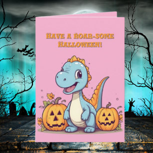Happy Roar Quelques cartes d'Halloween de mignonne
