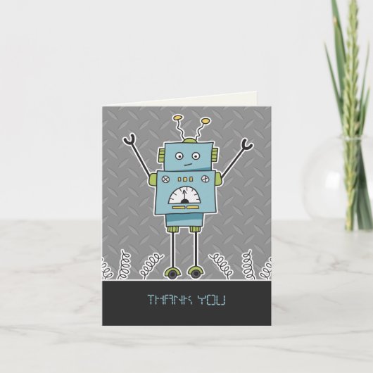 Happy Robot & Springs Dank u voor uw briefkaart (Voorkant)