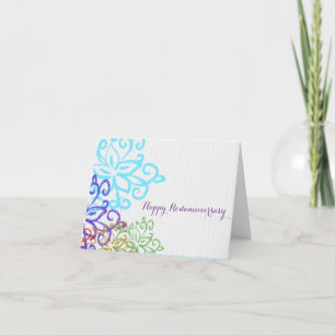 Happy Rodanniversary Note-Kaart Kaart
