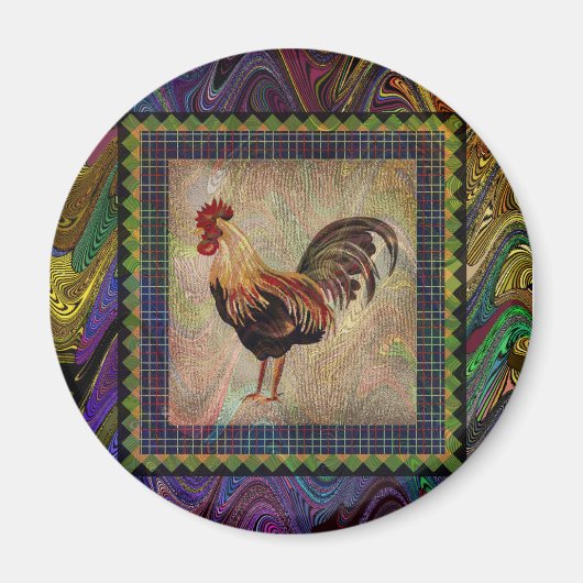 Happy Rooster Magneet (Voorkant)