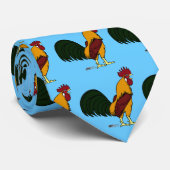 Happy Rooster Stropdas (Opgerold)