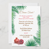 Happy Rosh Hashanah Jwish nieuwjaar Kaart (Achterkant)