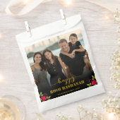 Happy Rosh Hashanah Luxury Gold Script Foto Bedankzakje (Geknipt)