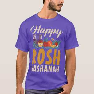 Happy Rosh Hashanah Shofar Jews Holiday Jewish New T-shirt
