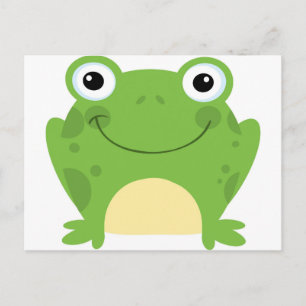Happy Round Frog Briefkaart
