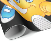 Happy Running Emoji Cadeaupapier (Rol Hoek)