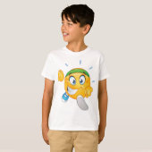 Happy Running Emoji T-shirt (Voorkant volledig)