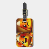 Happy Sad Candy Corn Bagagelabel (Voorkant verticaal)